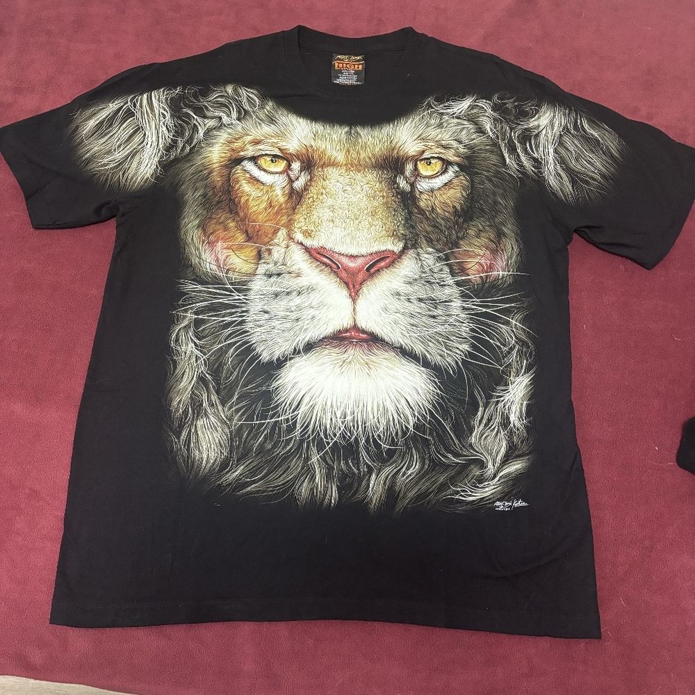 Rock Chang Eyes Of The Lion AOP T-shirt - Size XL
